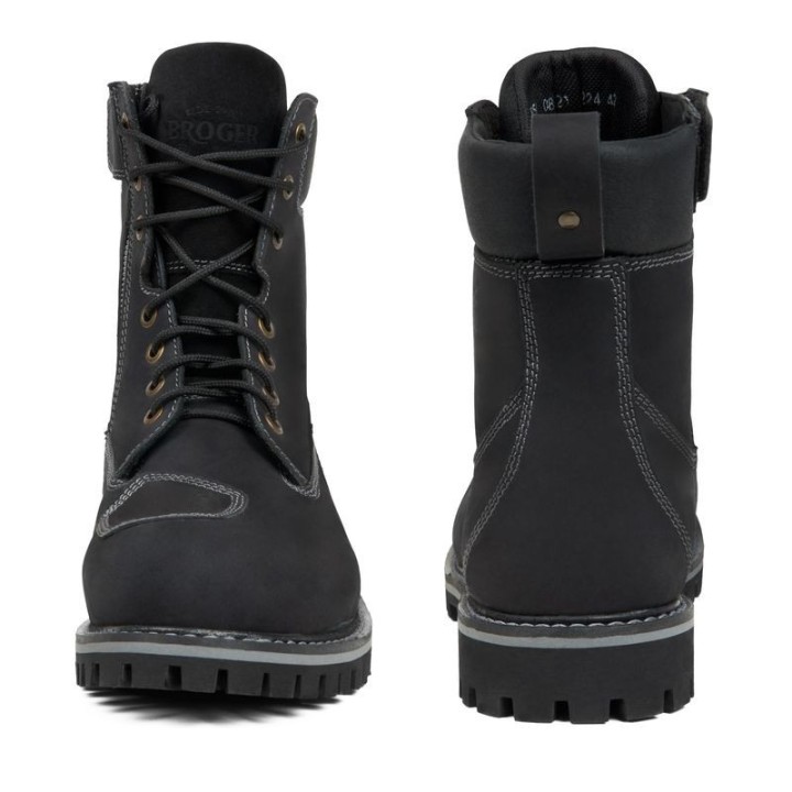 Broger Alaska II - Vintage Black - Buty Krótkie motocyklowe