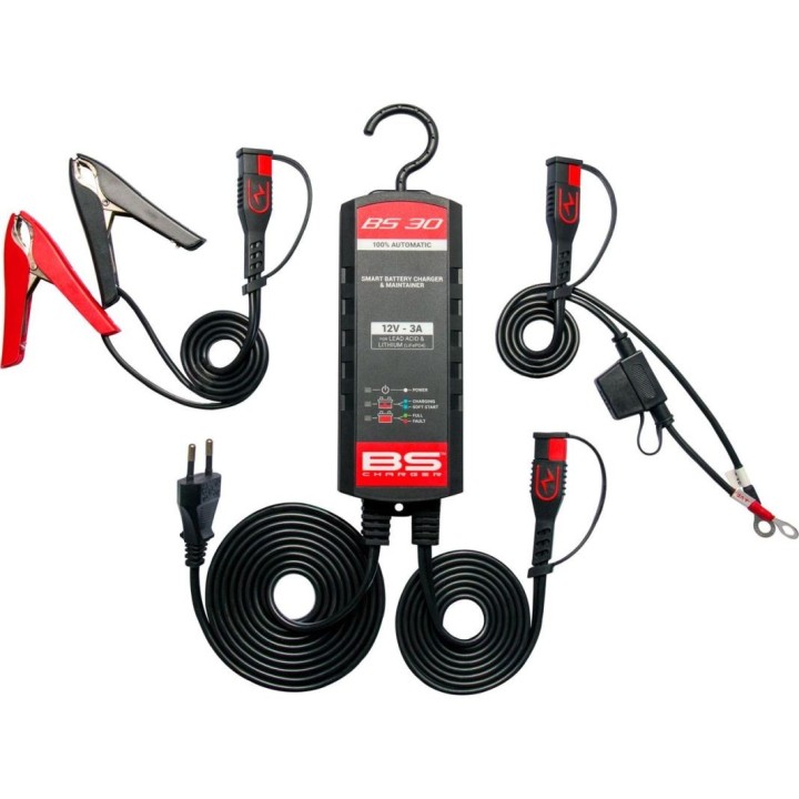 BS30 - ładowarka do akumulatorów motocyklowych