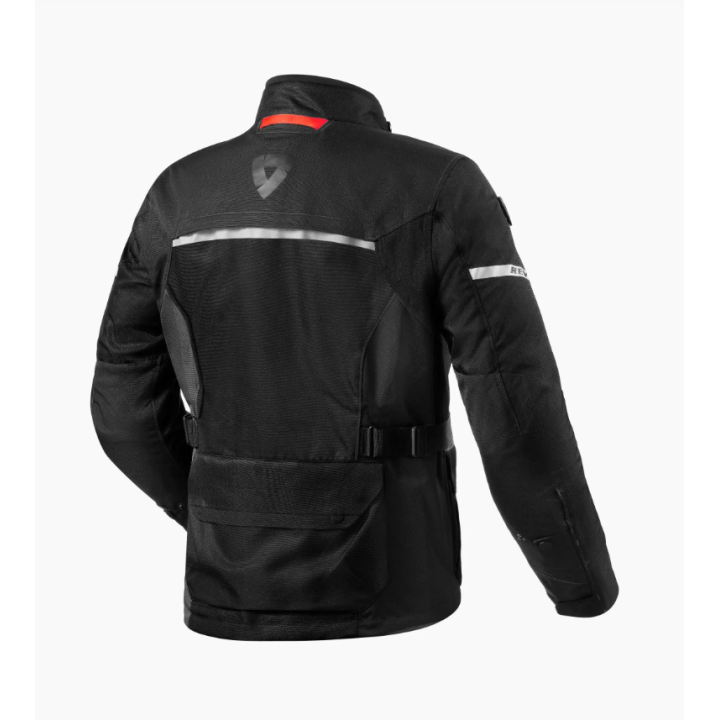 REV'IT! Outback 4 - black - kurtka tekstylna turystyczna motocyklowa
