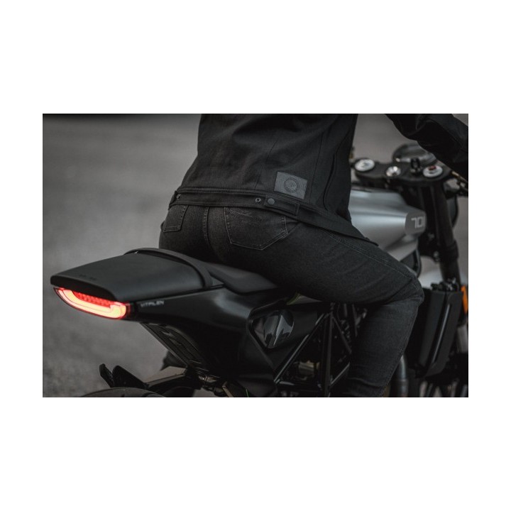 Pando Moto Kusari Cor - black - damskie jeansy motocyklowe