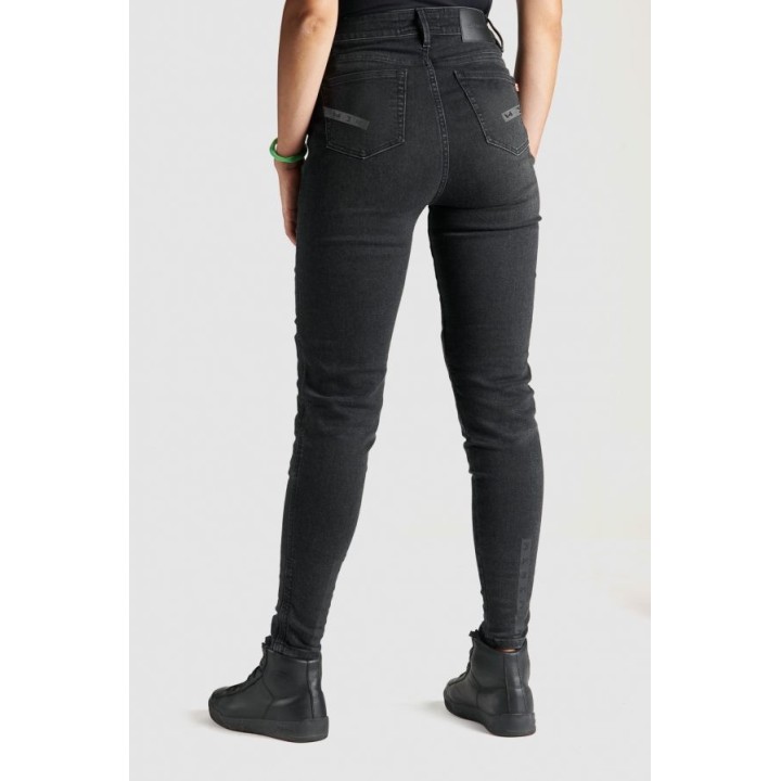 Pando Moto Kusari Cor - black - damskie jeansy motocyklowe
