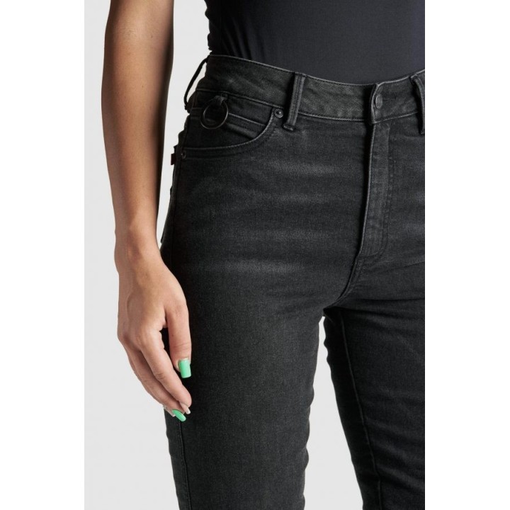 Pando Moto Kusari Cor - black - damskie jeansy motocyklowe