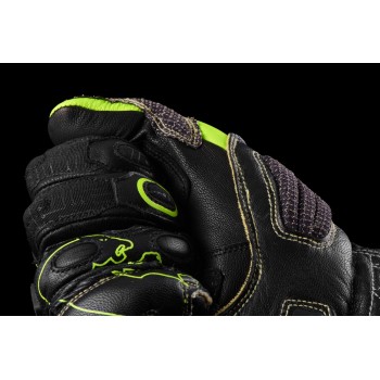 Furygan Styg 20 X - white/fluo yellow - sportowe rękawice motocyklowe
