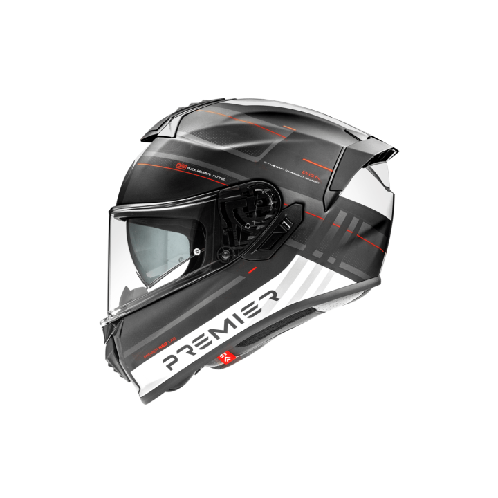 Integralny kask motocyklowy z blendą