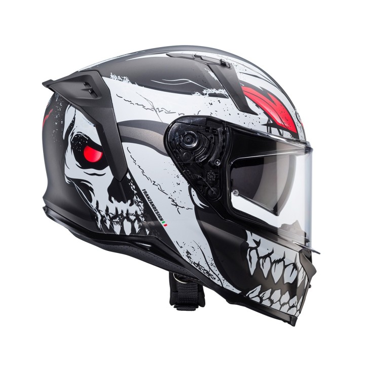 Caberg Avalon X - punk black / white - integralny kask motocyklowy