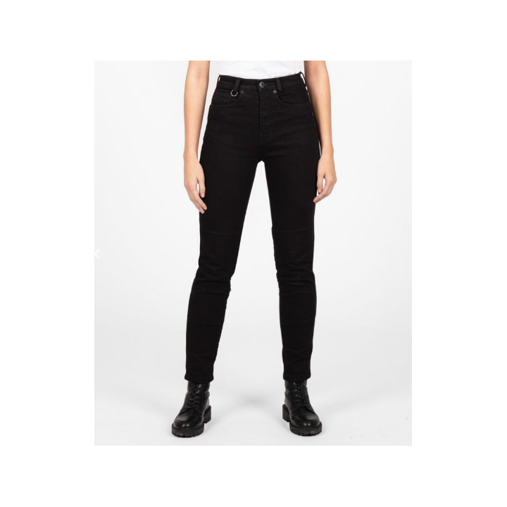 KNOX Rydal lady - black - damskie jeansy motocyklowe