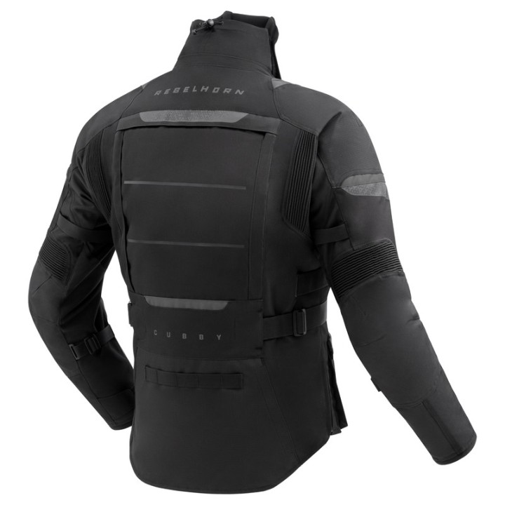 Rebelhorn Cubby V - black - turystyczna kurtka motocyklowa