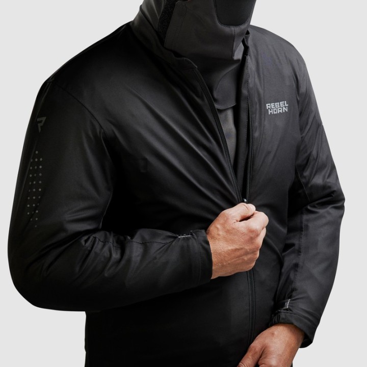 Rebelhorn Cubby V - black - turystyczna kurtka motocyklowa