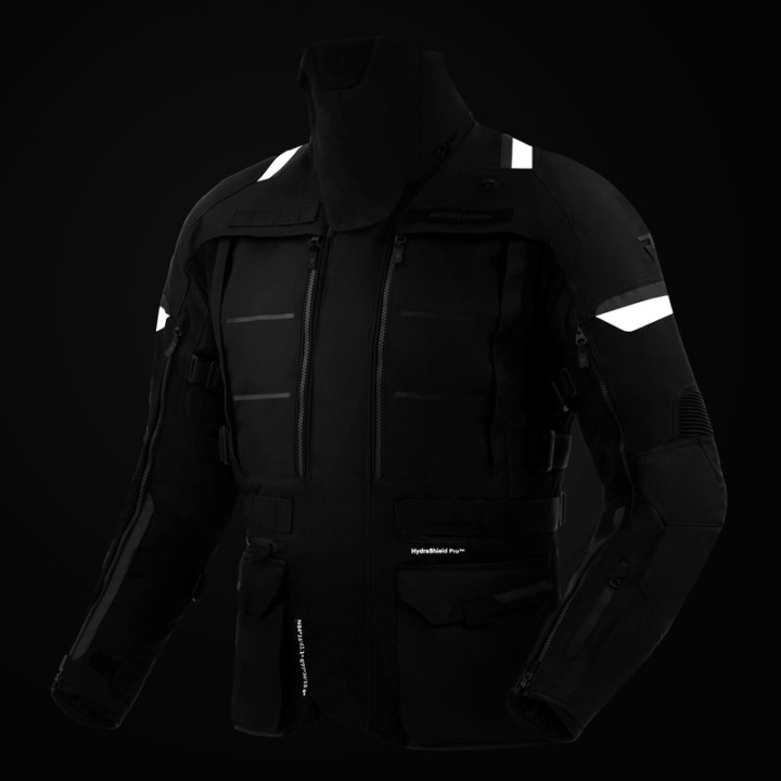 Rebelhorn Cubby V - black - turystyczna kurtka motocyklowa