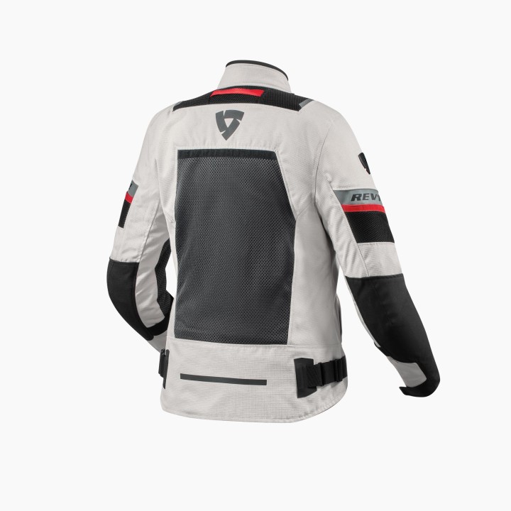 REV'IT! Tornado 4 H2O ladies - silver/black - damska, tekstylna kurtka motocyklowa