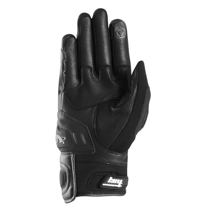 Furygan Waco Evo 2 - black/white - krótkie rękawice motocyklowe
