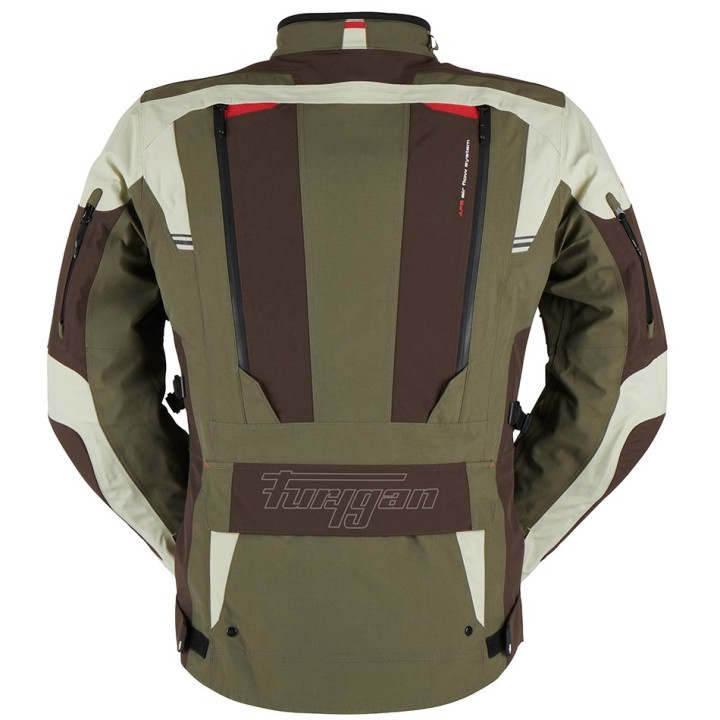 Furygan Voyager 3C - coffee/pearl/khaki - kurtka laminowana motocyklowa