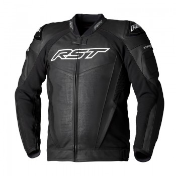 RST TracTech Evo 5 skórzana kurtka motocyklowa sportowa torowa z garbem miejska czarna garb
