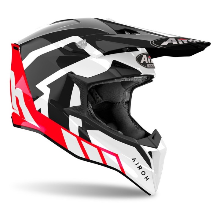 Airoh Wraaap - reloaded red gloss - kask crossowy, ATV, motocyklowy