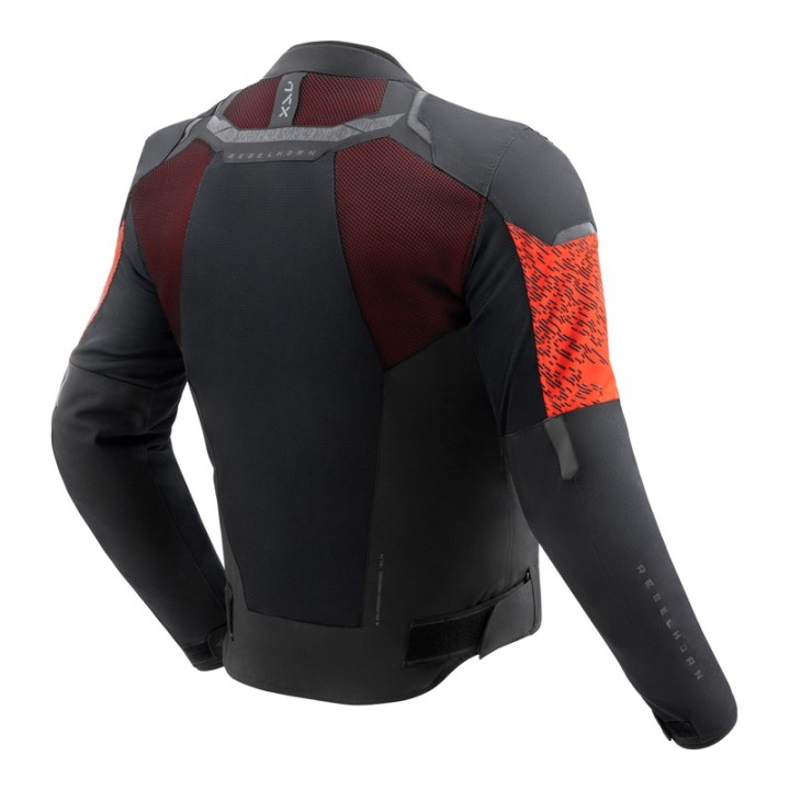 Rebelhorn Jax - black/red - kurtka meshowa motocyklowa