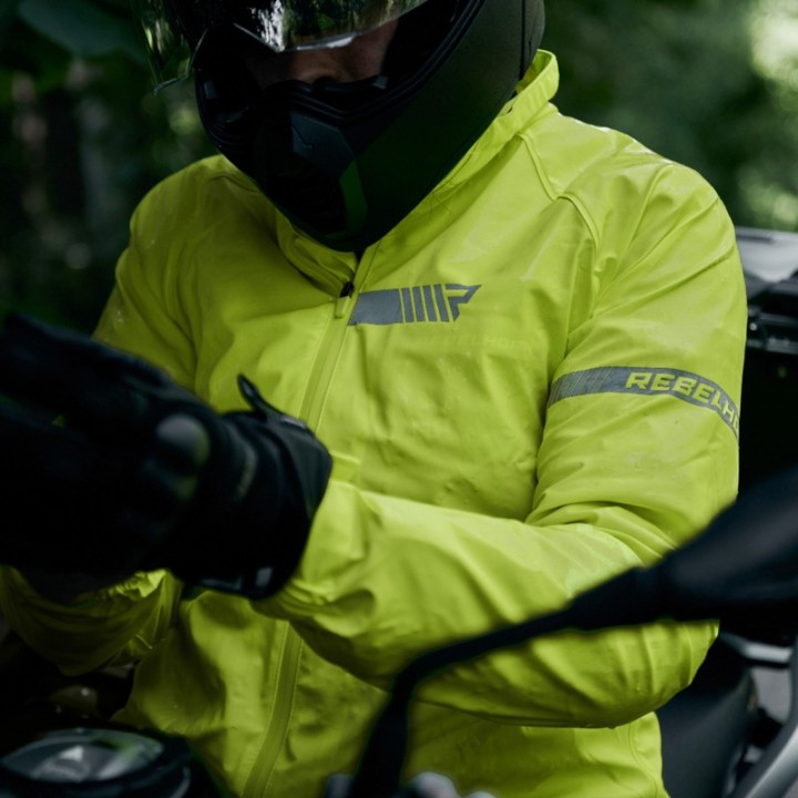Rebelhorn Ocean - neon yellow - kurtka przeciwdeszczowa, membranowa, wodoodporna