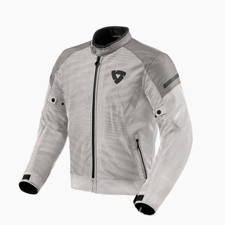 REV'IT! Torque 2 H2O - silver/grey - kurtka tekstylna motocyklowa