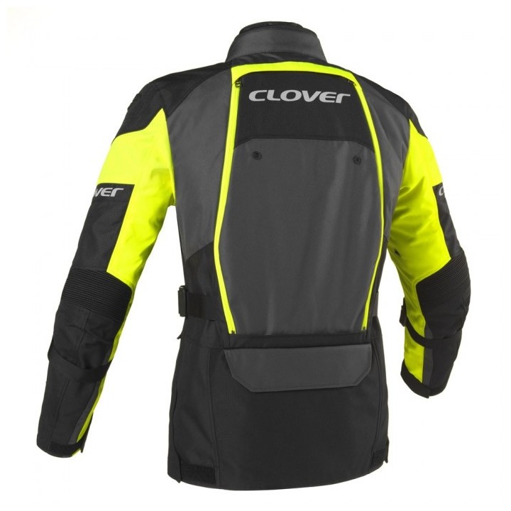Clover Dakar - black/yellow - turystyczna kurtka motocyklowa
