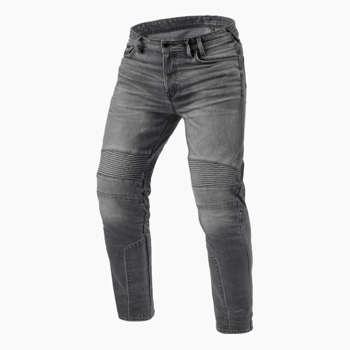 REV'IT! Moto 2 TF - light grey - jeansy motocyklowe