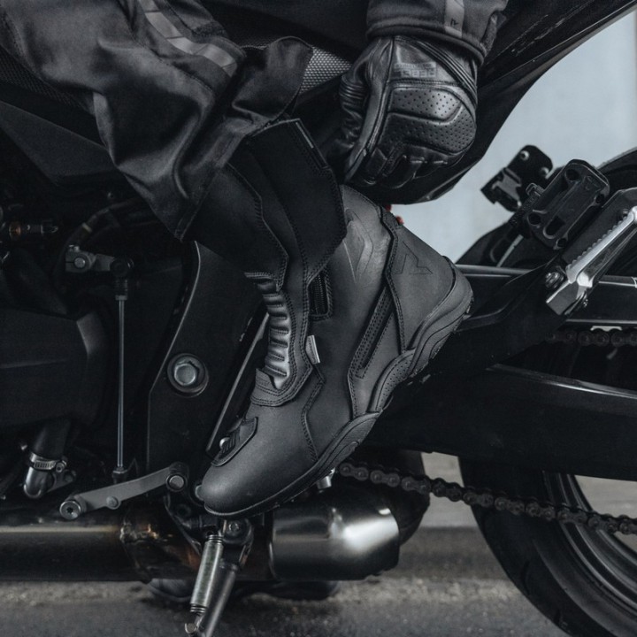 Rebelhorn Scout WP - Black - Buty miejskie motocyklowe