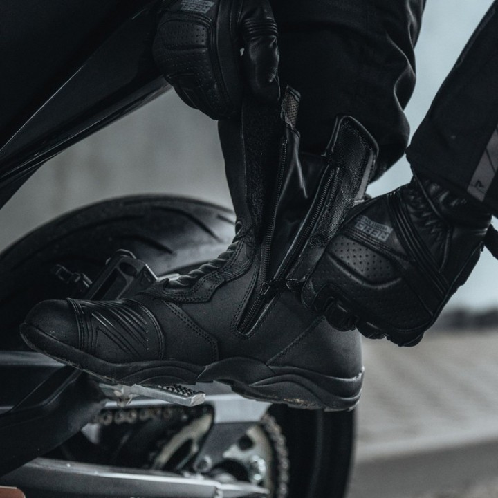 Rebelhorn Scout WP - Black - Buty miejskie motocyklowe