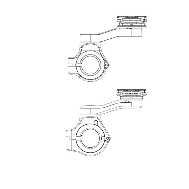 Quad Lock Handlebar Mount PRO V2 - uchwyt na kierownicę motocykla