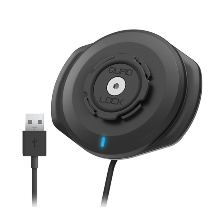 ładowarka indukcyjna głowica do uchwytów Quad Lock wodoodporna USB