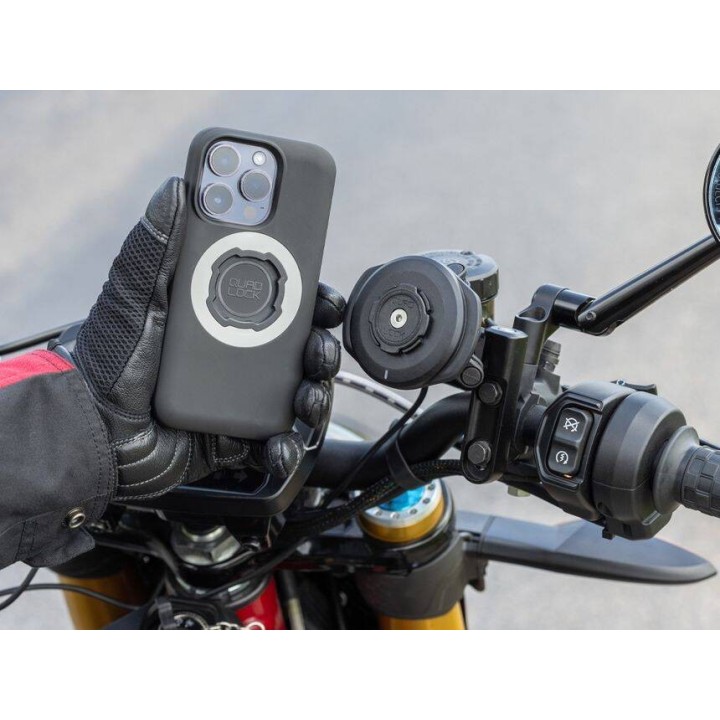 Quad Lock Głowica z ładowarką - wodoodporna głowica z ładowarką indukcyjną na USB