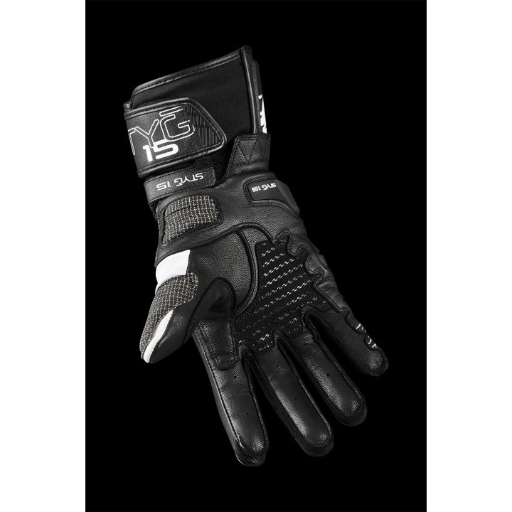 Furygan Styg 15 - black/white - sportowe rękawice motocyklowe