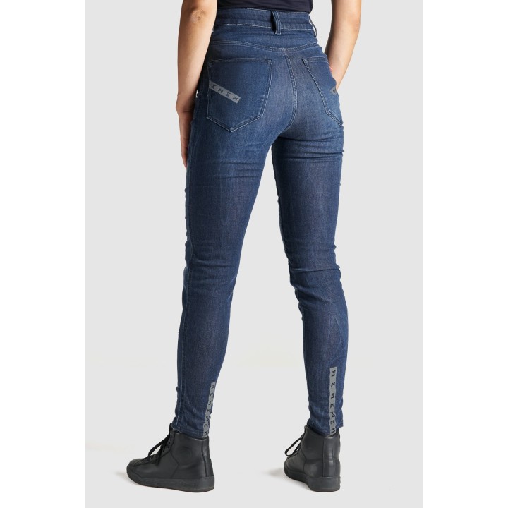 Pando Moto Kusari Cor - blue - damskie jeansy motocyklowe