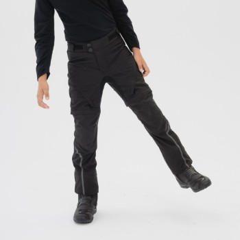 Ozone Union Junior - czarne - dziecięce spodnie motocyklowe