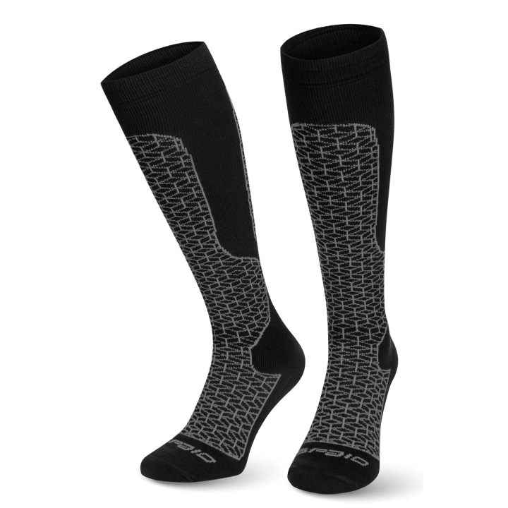 Spaio Breeze Long - black/grey - długie skarpety termoaktywne