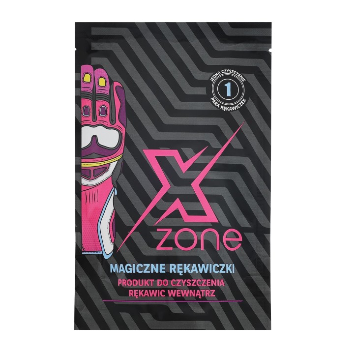 Xzone magiczne rękawiczki - produkt do czyszczenia rękawic wewnątrz - saszetka mycie w środku