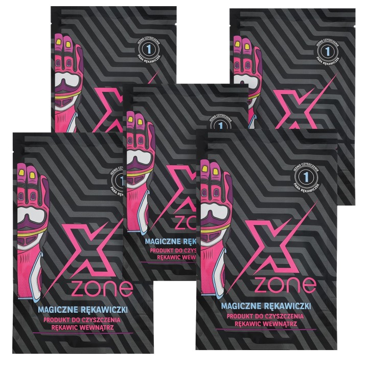 Xzone magiczne rękawiczki - produkt do czyszczenia rękawic wewnątrz - saszetka