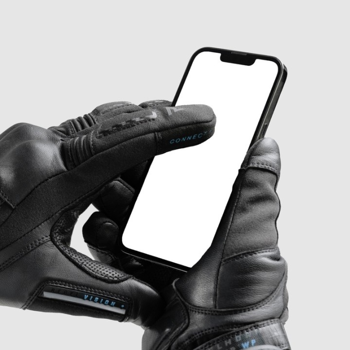 Rebelhorn  Tracer WP - Black - wodoodporne rękawice motocyklowe turystyczne