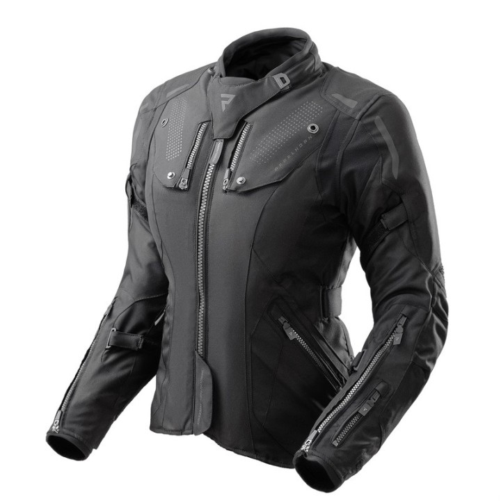 Rebelhorn Hiker IV Lady - Black - damska kurtka turystyczna motocyklowa