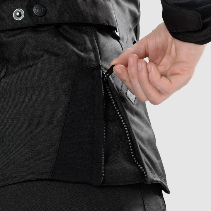 Rebelhorn Hiker IV Lady - Black - damska kurtka turystyczna motocyklowa