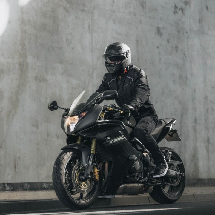 Ozone Pulse - Black - miejska kurtka motocyklowa