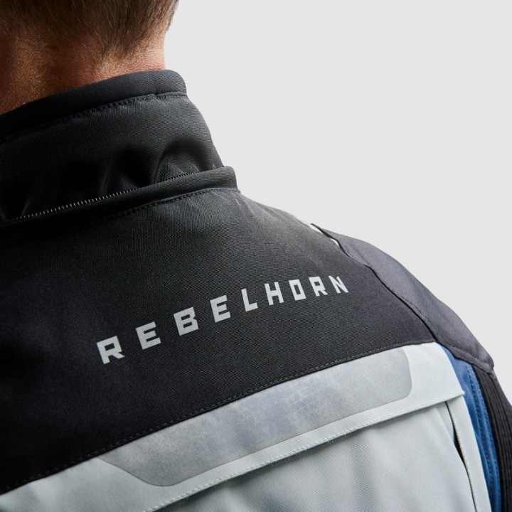 Rebelhorn Cubby V - Blue/Grey/Red - turystyczna kurtka motocyklowa
