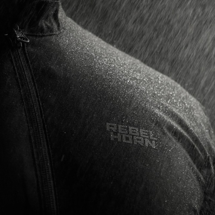 Rebelhorn Hiker IV - Black/Grey/Flo - kurtka turystyczna motocyklowa