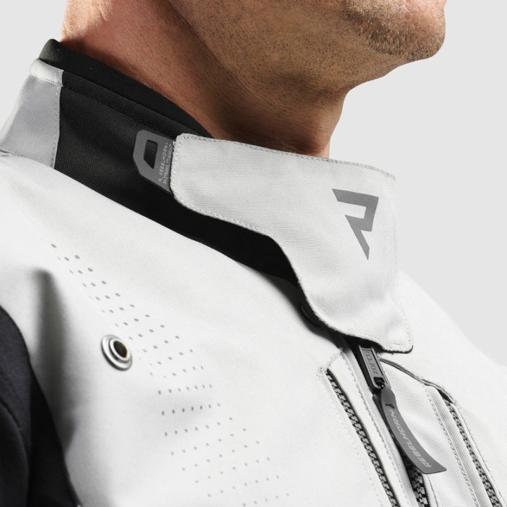 Rebelhorn Hiker IV - Black/Grey/Flo - kurtka turystyczna motocyklowa