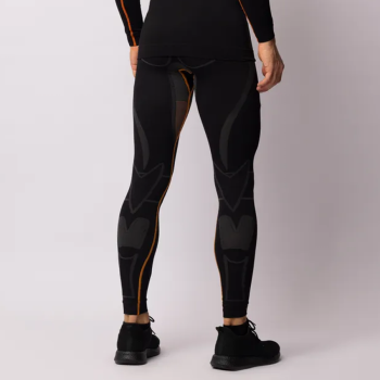 Spaio Extreme Pro - black/orange - męskie getry termoaktywne ocieplające