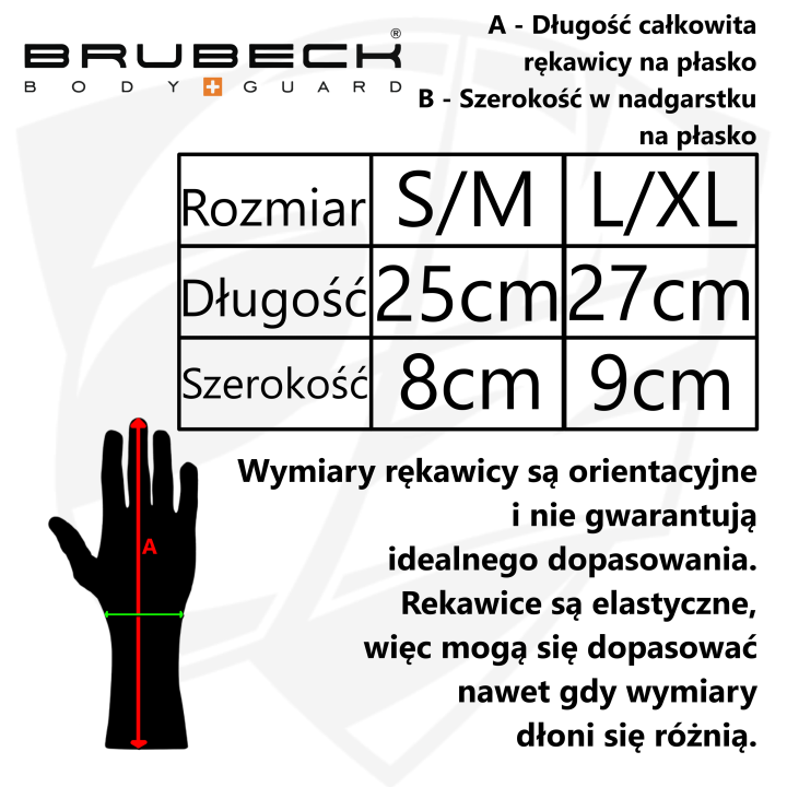 Brubeck Merino Gloves - black - ciepłe rękawiczki termoaktywne pod rękawice motocyklowe