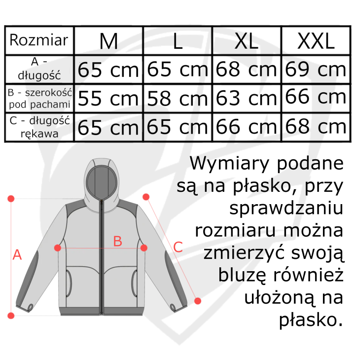 MZ LWG - Bluza z kapturem typu kangurek