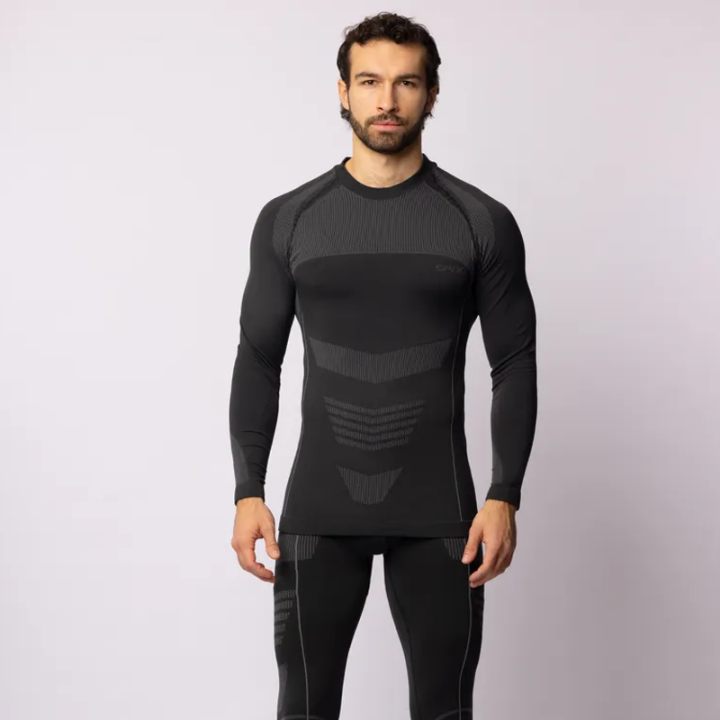 Spaio Thermo-Evo - grey/light grey - koszulka termoaktywna na chłodne dni