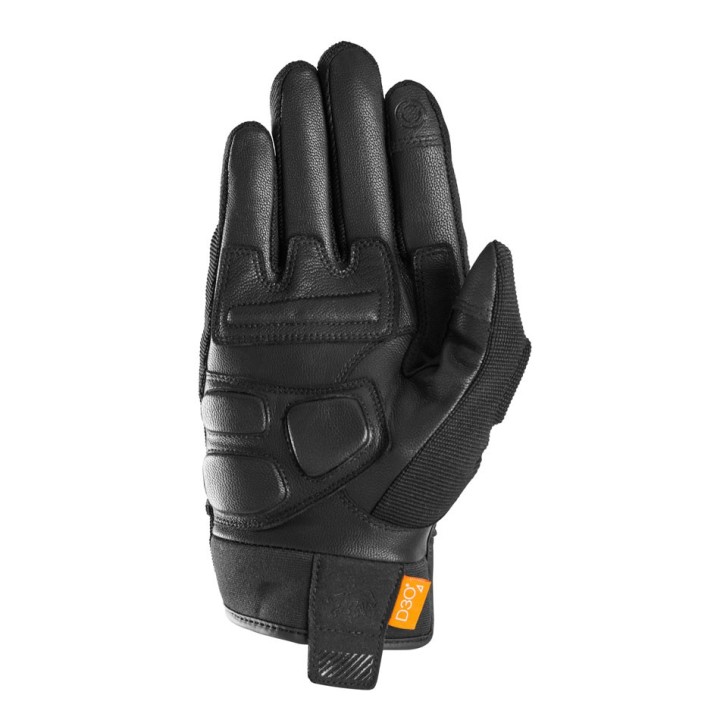 Furygan Jet Lady EVO D3O - black/white - krótkie damskie rękawice motocyklowe na lato