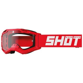 Shot Assault 2.0 - solid red glossy - gogle offroad/cross/enduro