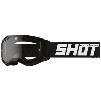 Shot Assault 2.0 - solid black glossy - gogle offroad/cross/enduro