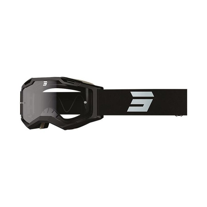 Shot Iris 2.0 Enduro - tech black matt / clear lens - gogle offroad/cross/enduro