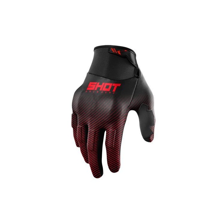 Shot Drift - rim red - rękawice offroad/cross/enduro/adv
